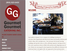 Tablet Screenshot of gggourmetgourmet.com